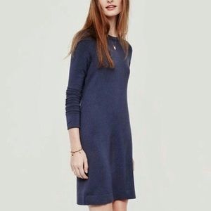 LOU & GREY Indigo Heathered Sweatshirt Dress